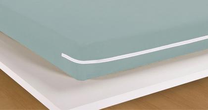 Imagem de Capa de Colchão Solteiro Malha Gel com zíper Protetor Cama Box CINZA