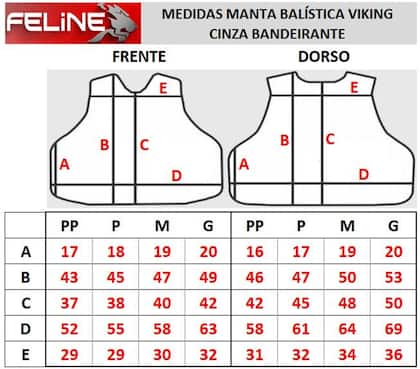 Imagem de Capa de Colete Feline Viking Cinza Bandeirante PMSP