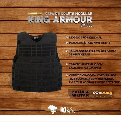 Imagem de Capa de Colete Modular em Cordura 1000 King Armour Cia Militar