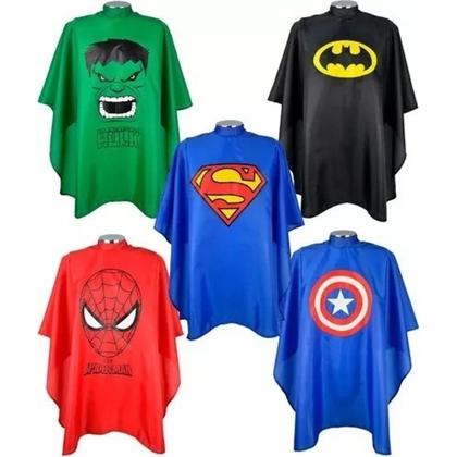 Imagem de Capa de Corte Infantil Para Cabelereiro, Barbearia Modelos Variados 