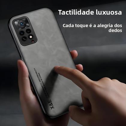 Imagem de Capa De Couro De Ovelha Magnética Luxuosa Para Xiaomi Redmi Note 12 11 10 9 8 pro 12S 11s 10s 9s 12C