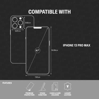 Imagem de Capa de Couro TORRO para iPhone 13 Pro Max