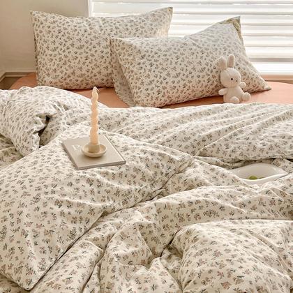 Imagem de Capa de edredon LifeTB Cotton King Boho Floral French Style