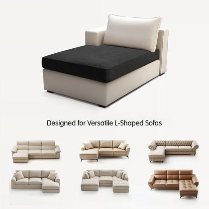 Imagem de Capa de espreguiçadeira Hokway Stretch preta de poliéster/elastano