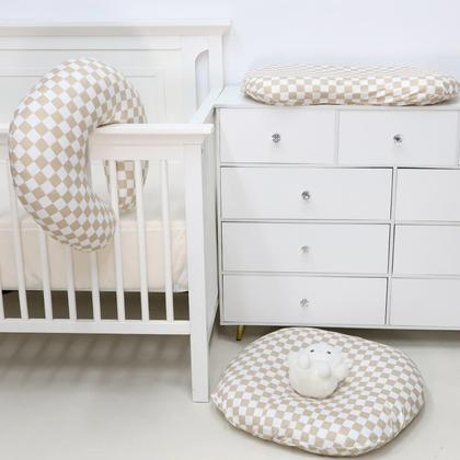 Imagem de Capa de espreguiçadeira para recém-nascidos DILIMI, ultramacia e confortável, marrom