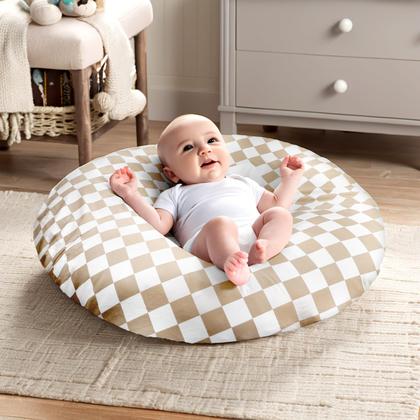 Imagem de Capa de espreguiçadeira para recém-nascidos DILIMI, ultramacia e confortável, marrom