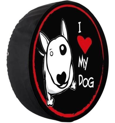 Imagem de Capa De Estepe' Para Pneu Spin I Love My Dog 2018