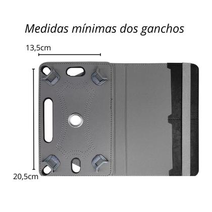 Imagem de Capa De Gatinho Infantil Giratória P/ Tablet Multilaser M8