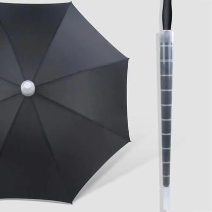 Imagem de Capa de Guarda-Chuva Retrátil Transparente - À Prova D'Água 70/80cm - Com Suporte para Casa