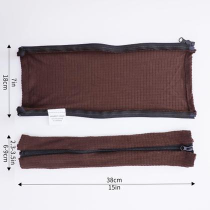 Imagem de Capa de mobiliário FORCHEER Cadeira de escritório Capa de apoio de braço rosa 2P