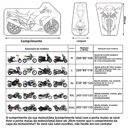 Imagem de Capa De Moto Impermeável Para NMAX AEROX PCX MIO BEAT CLICK Proteção Contra Poeira E UV