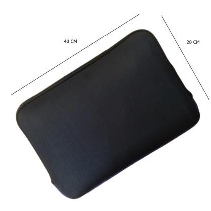 Imagem de Capa De Notebook 15,6 Polegadas Preta Tira Verde Lisa