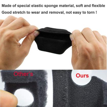 Imagem de Capa de pára-brisa de espuma Windslayer para GoPro Hero 7/6/5 preta