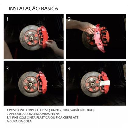 Imagem de Capa De Pinça Vermelha - Toyota - Branco