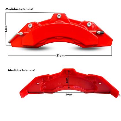 Imagem de Capa de pinça vermelho - kit c/ 4 unid