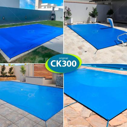 Imagem de Capa de Piscina Azul CK300 10.5x4.5 Metros + Kit Instalação