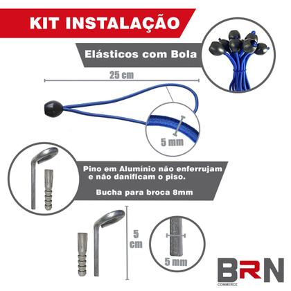 Imagem de Capa De Piscina Lona Resistente Para Proteção 3x2m + Kit Instalação