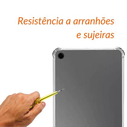 Imagem de Capa de Proteção Transparente P/ Tablet Samsung Galaxy Tab A9 tela 8.7 Polegadas