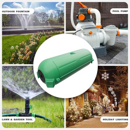 Imagem de Capa de segurança do cabo de extensão Flemoon IP44 impermeável verde