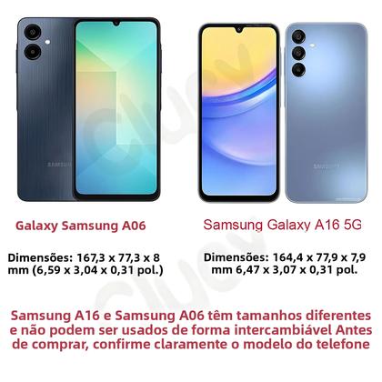 Imagem de Capa De Silicone À Prova De Choque Para Samsung Galaxy A16 5G A06 Com Suporte De Anel