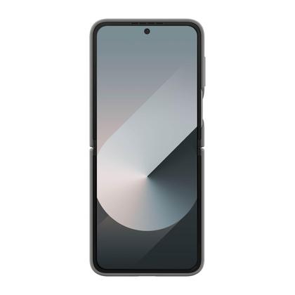 Imagem de Capa de Silicone com Anel para Samsung Galaxy Z Flip 6 - Cor Cinza