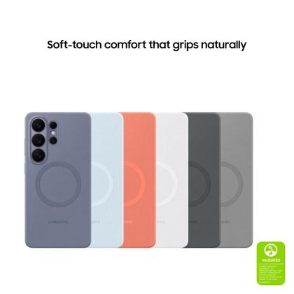 Imagem de Capa de Silicone com Ímã para Samsung Galaxy S26 Ultra Azul