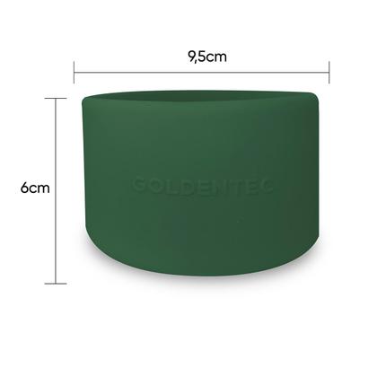 Imagem de Capa de Silicone Garrafas 1000ml Goldentec Verde Militar