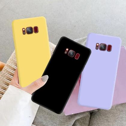Imagem de Capa De Silicone Líquido Macia Para Samsung Galaxy S8 S9 S10 S20 S21 FE S22 S23 Note 8 9 10 20 plus