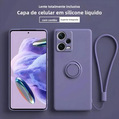 Imagem de Capa De Silicone Líquido Para Xiaomi 14T 13T 12T 11T Redmi Note 14 13 12 11 10 pro plus 5G 12S 11S