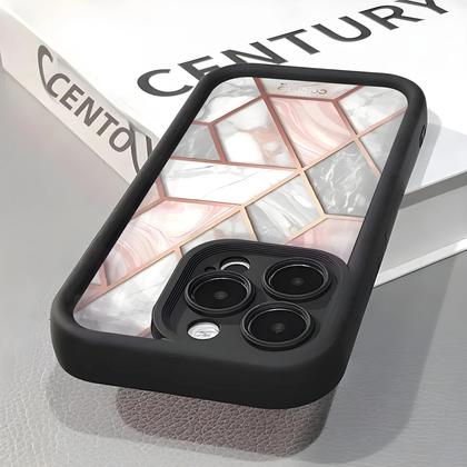 Imagem de Capa De Silicone Macia Com Padrão De Mármore Para iPhone 16 pro Max 15 14 13 12 11 XS X XR 7 8 16