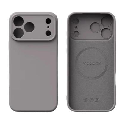 Imagem de Capa De Silicone Magnética Antichoque Magsafe Para iPhone 17 pro Max 16 15 14 13 12 - Capa Traseira