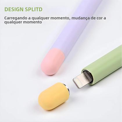 Imagem de Capa de Silicone para Apple Pencil (1ª e 2ª Geração) - Antiderrapante e Cores Combinando