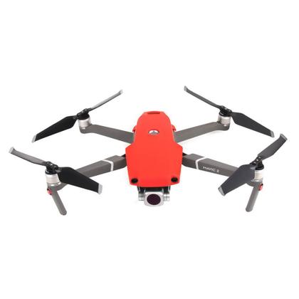 Imagem de Capa de Silicone para Drone DJI Mavic 2 Pro e Zoom Sunnylife Cor Vermelho