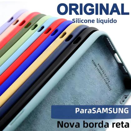 Imagem de Capa de Silicone para Samsung Galaxy S21/S22 Ultra/S9/S10/S20/A52/A52s/A12/A21s/A32/A50/A51/A71/Note