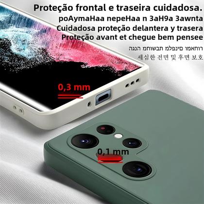 Imagem de Capa de Silicone para Samsung Galaxy S21/S22 Ultra/S9/S10/S20/A52/A52s/A12/A21s/A32/A50/A51/A71/Note