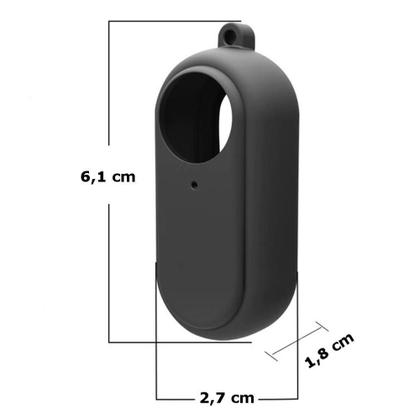 Imagem de Capa De Silicone Telesin Para Insta360 Go 2 - Preto
