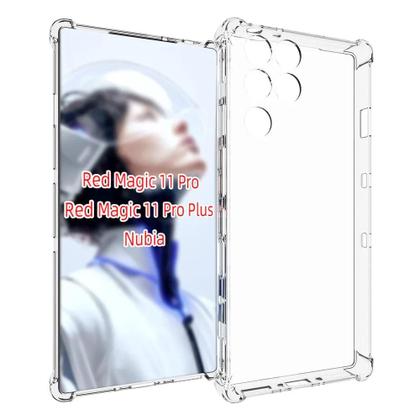 Imagem de Capa De Silicone TPU Transparente Antichoque Com Airbag Para ZTE Nubia Red Magic 11 pro