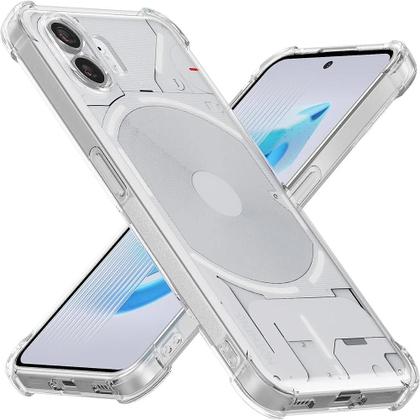 Imagem de Capa De Silicone Transparente À Prova De Choque Para Nothing Phone 1 2, Capa Protetora Macia E