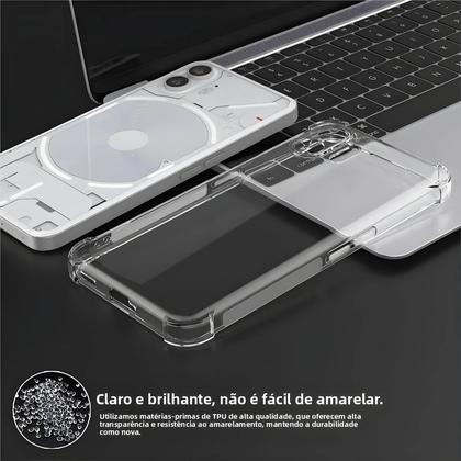 Imagem de Capa De Silicone Transparente À Prova De Choque Para Nothing Phone 1 2, Capa Protetora Macia E