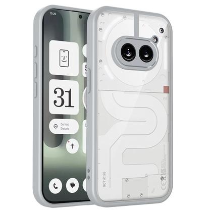 Imagem de Capa De Silicone Transparente Fosca À Prova De Choque Para Nothing Phone 2A A142P Com Amortecimento