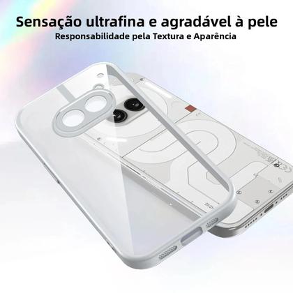Imagem de Capa De Silicone Transparente Fosca À Prova De Choque Para Nothing Phone 2A A142P Com Amortecimento