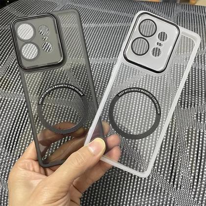 Imagem de Capa De Silicone Transparente MagSafe Para Moto Edge 60 pro Fusion Stylus 50 Ultra NEO