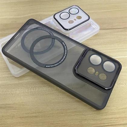 Imagem de Capa De Silicone Transparente MagSafe Para Moto Edge 60 pro Fusion Stylus 50 Ultra NEO