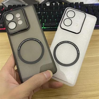 Imagem de Capa De Silicone Transparente MagSafe Para Moto Edge 60 pro Fusion Stylus 50 Ultra NEO