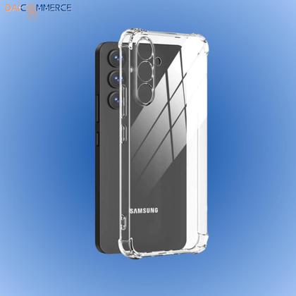 Imagem de Capa de Silicone Transparente p/ Smatphone Samsung Galaxy A15 Anti Impacto com Bordas Reforçadas Anti Queda
