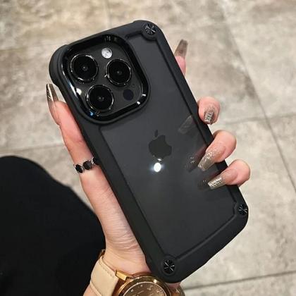 Imagem de Capa De Silicone Transparente Resistente a Impactos Para iPhone 16 15 14 13 12 11 pro Max plus Capa