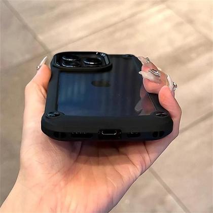 Imagem de Capa De Silicone Transparente Resistente a Impactos Para iPhone 16 15 14 13 12 11 pro Max plus Capa