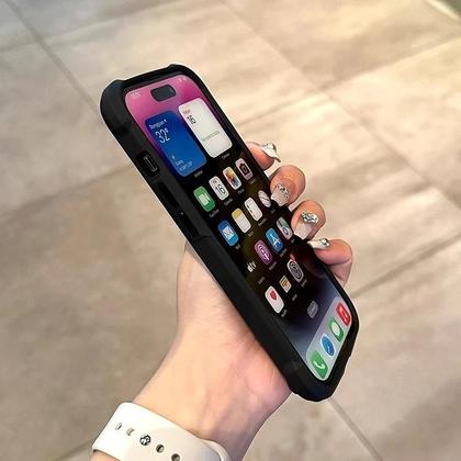 Imagem de Capa De Silicone Transparente Resistente a Impactos Para iPhone 16 15 14 13 12 11 pro Max plus Capa
