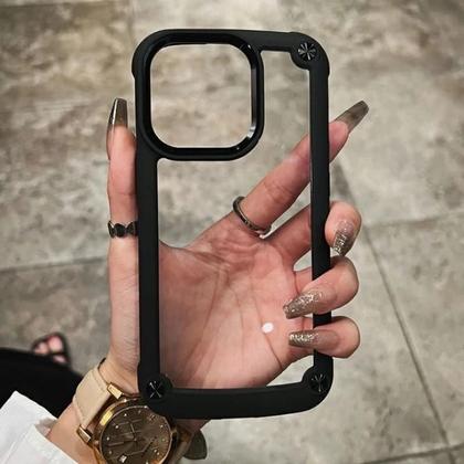 Imagem de Capa De Silicone Transparente Resistente a Impactos Para iPhone 16 15 14 13 12 11 pro Max plus Capa