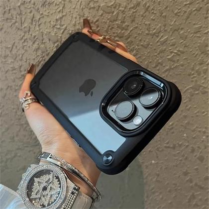 Imagem de Capa De Silicone Transparente Resistente a Impactos Para iPhone pro Max 16 15 14 13 12 11 plus Capa